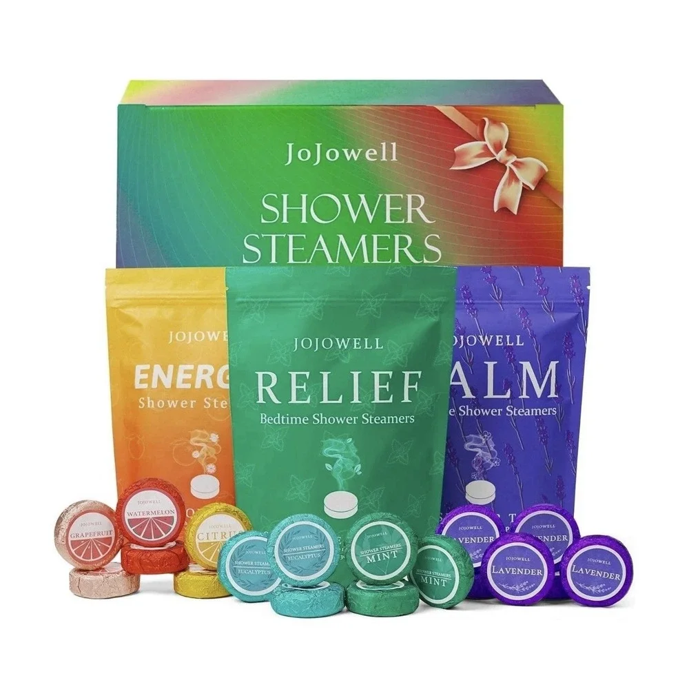 Shower Steamers Aromatherapy - 18 Pack Birthday Gifts for Women, Self Care, Vale